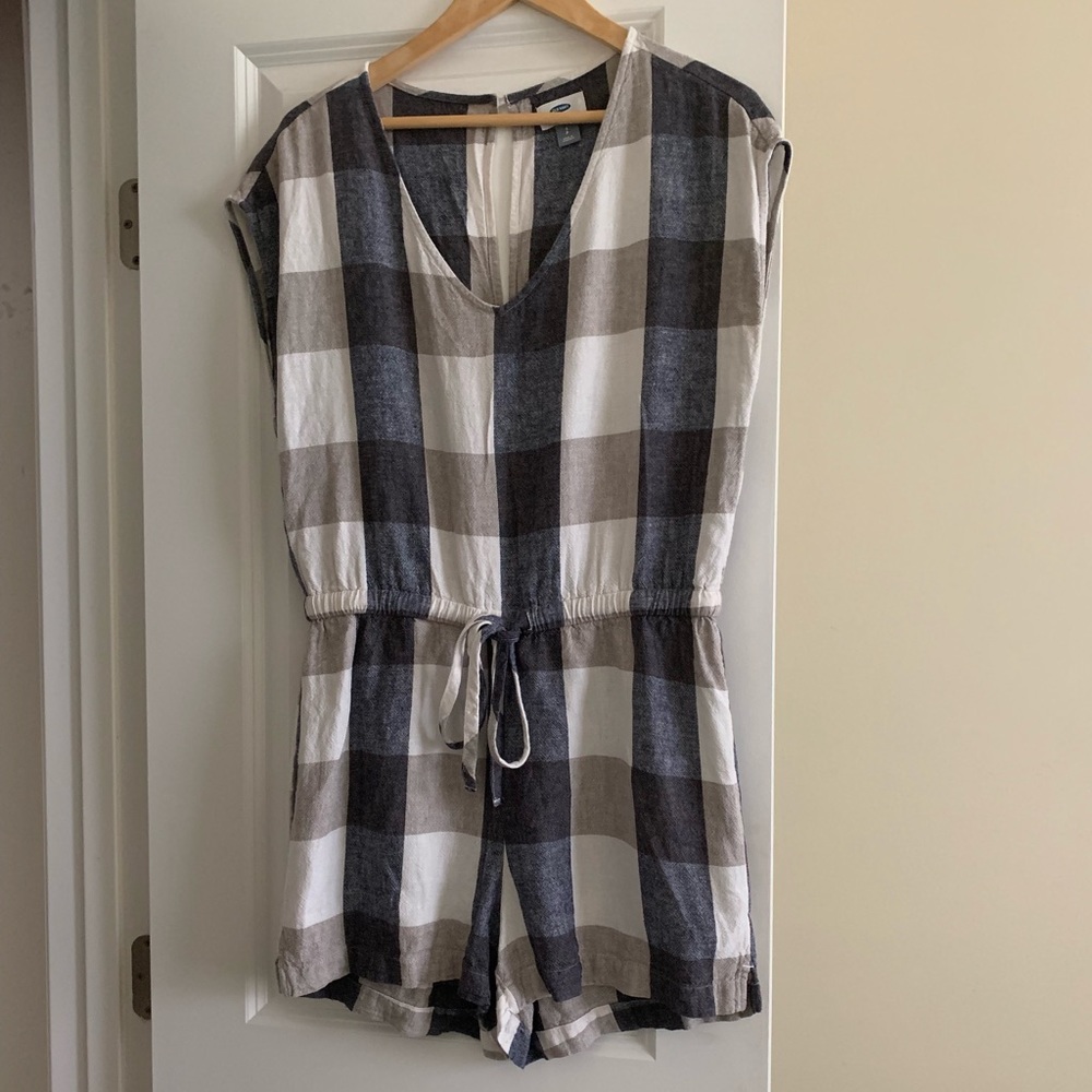 Plaid Romper